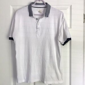 White/Navy 21 Men Polo